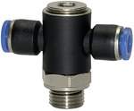 Riegler 109570.Push-in T-fitting »Blue Series«, rotating, G 3/8 o.