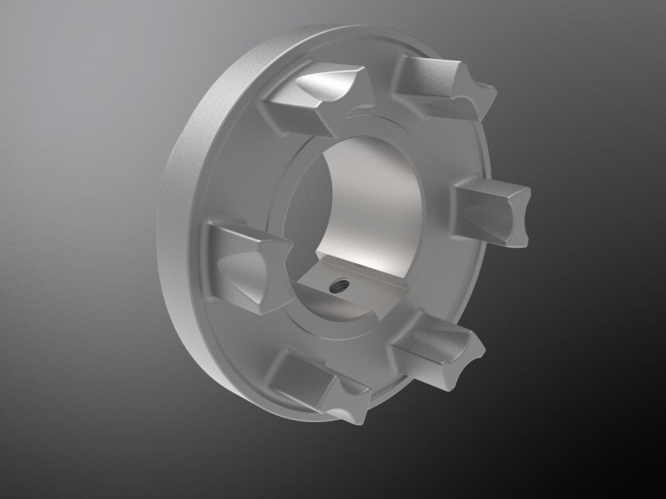 KTR 10007352. Roflex 140 Cam part 1.0 Ø48H7 key DIN 6885/1-JS9 thread