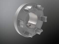 KTR 10004508. Roflex 140 Roflex 140 Nockenteil 1.0 D.60H7 Nut DIN 6885/1-JS9 Gewinde