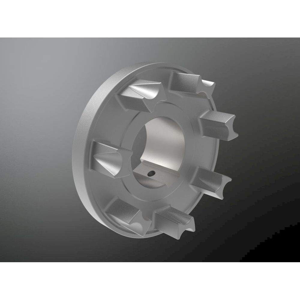 KTR 10007285. Roflex 95 Cam part split 7.1 Ø30H7 key  to DIN 6885/1-JS9 thread