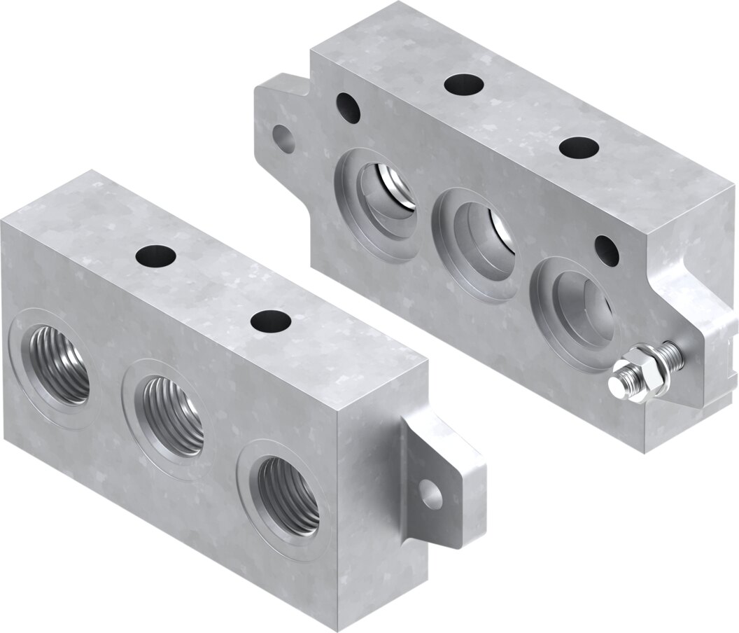 Endplattenbausatz NEV-3DA/DB-NPT - Festo 13997