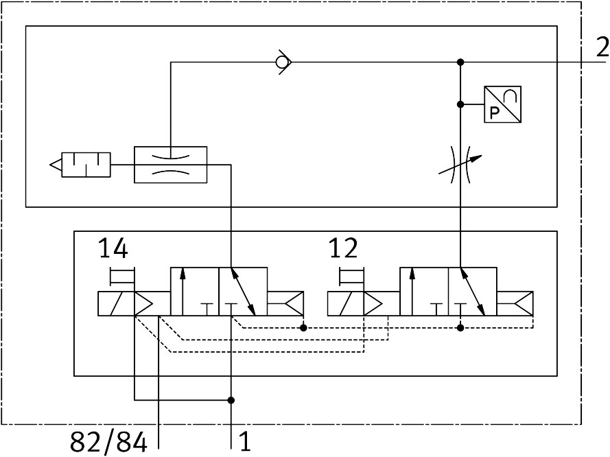 Vakuum-Verkettungsplatte VABX-A-S-VE-BH-VB010L - Festo 8233480