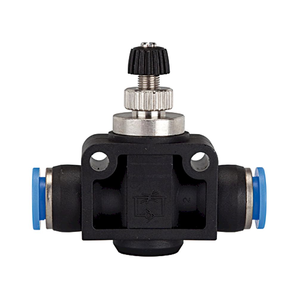 Riegler 109976. Drosselrückschlagventil »Blaue Serie«, Steckanschluss, Schl.-Ø 12