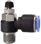 Riegler 110051.Throttle check valve »Blue Series«, Discharge throttle, R 1/4 o.