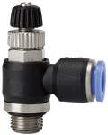 Riegler 110025.Throttle check valve »Blue Series«, Discharge throttle, G 1/2 o.