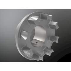 KTR 10007387. Roflex 160 Cam part split Ø40H7 key to DIN 6885/1-JS9 thread