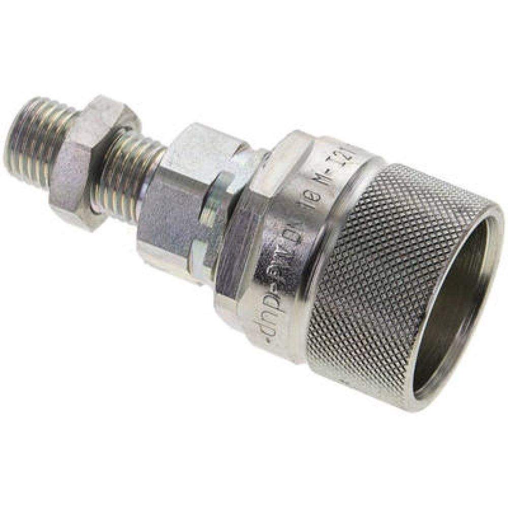 Schott-Schraubkupplung, Stecker Baugr.2, 8 L (M14x1,5)