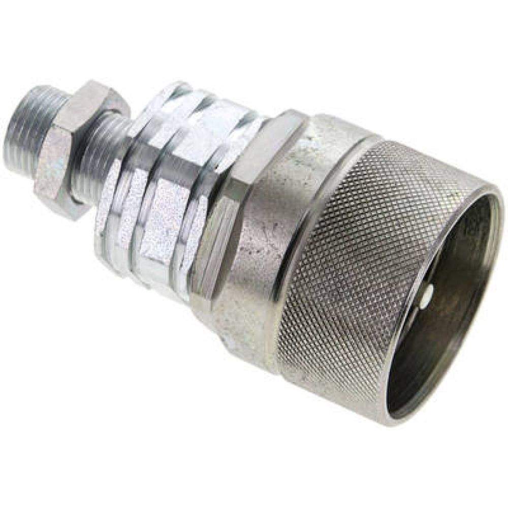 Schott-Schraubkupplung, Stecker Baugr.4, 12 L (M18x1,5)