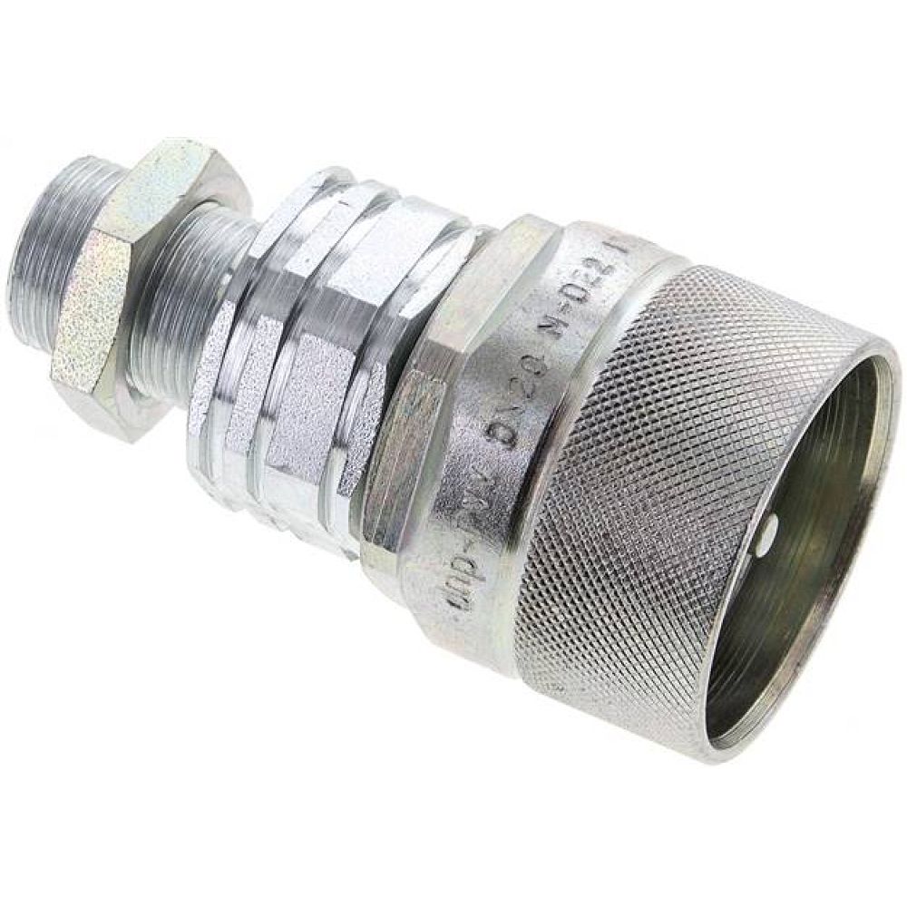 Schott-Schraubkupplung, Stecker Baugr.4, 15 L (M22x1,5)