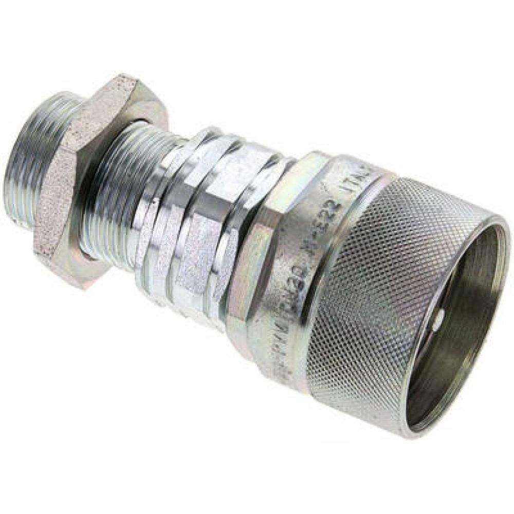 Schott-Schraubkupplung, Stecker Baugr.4, 22 L (M30x2)