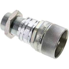 Schott-Schraubkupplung, Stecker Baugr.4, 22 L (M30x2)