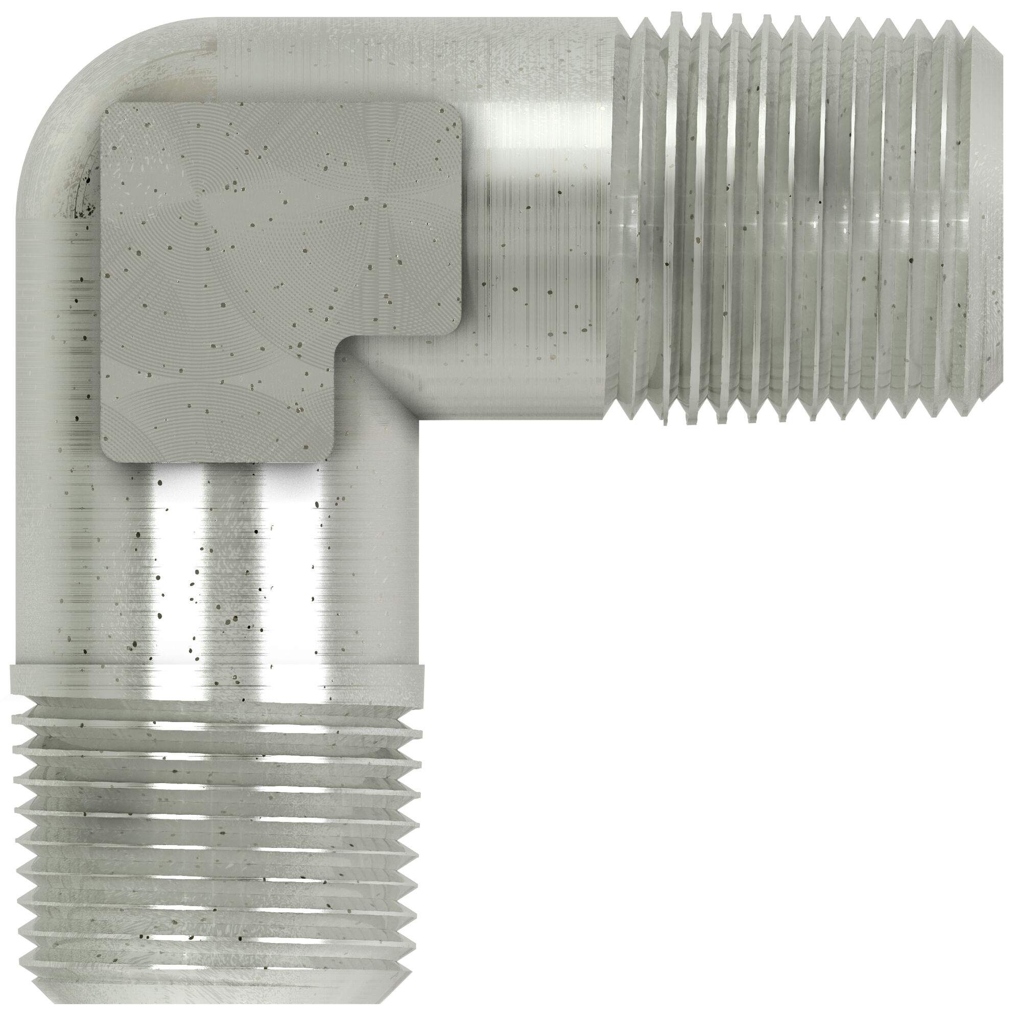 Elbow for compressed air lines, double male thread, R 1/2" to R 1/2", brass - Cejn 199005365