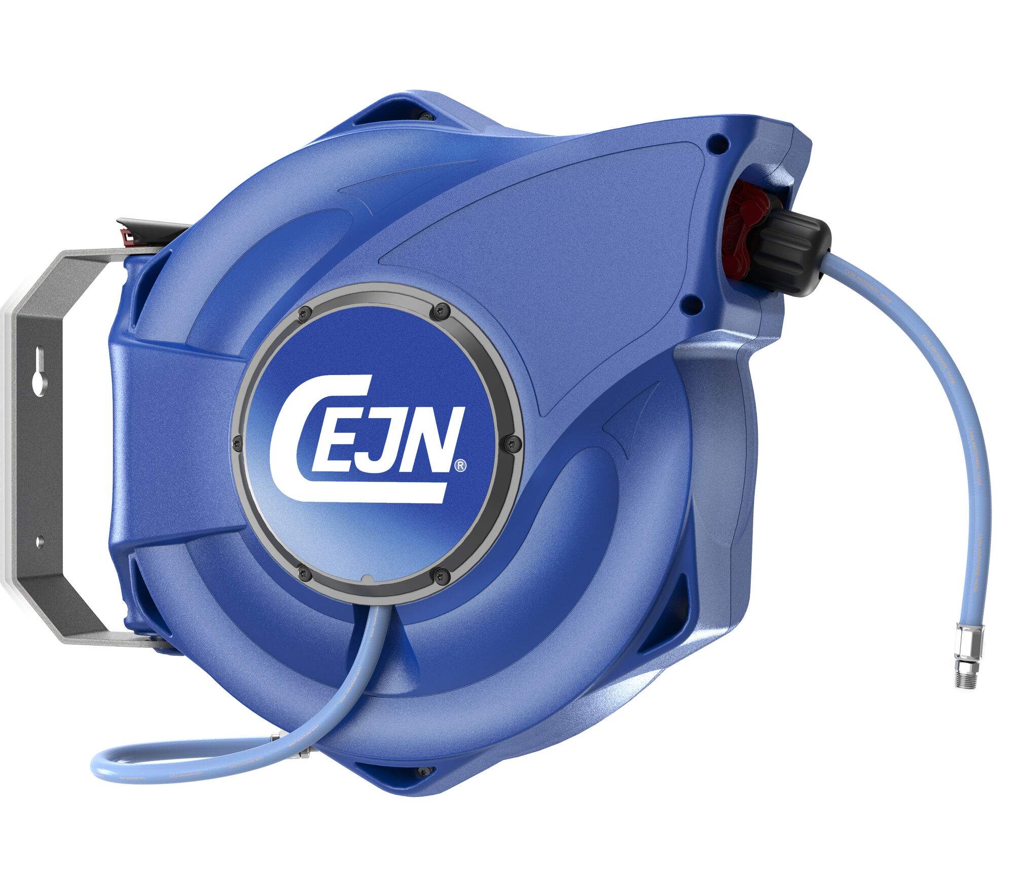Hose reel, SafetyReel medium, antistatic, R 3/8" male, 10 m, 10 x 17.5 mm, 12 bar - Cejn 199112510