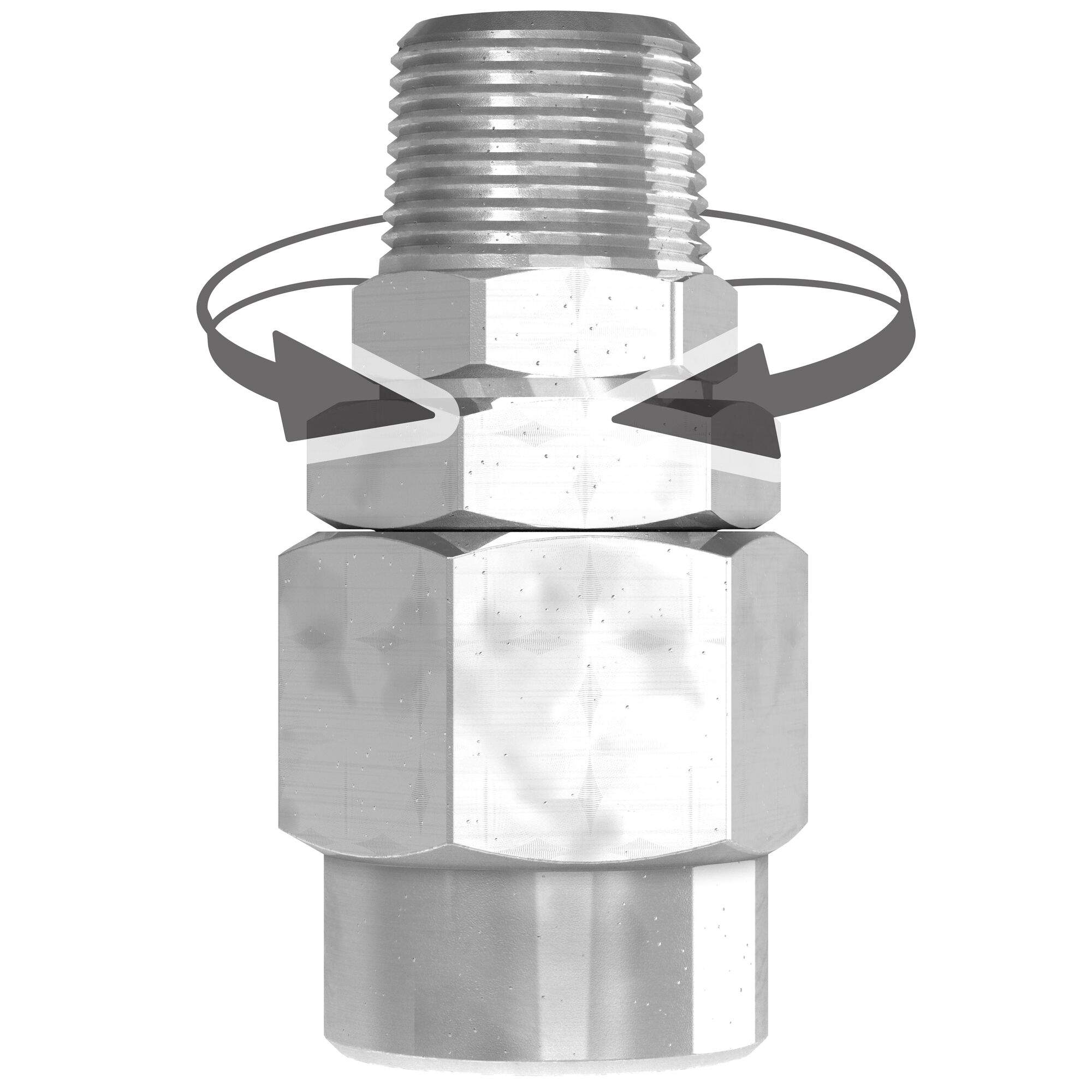Stream-Line hose adapter, swivel, R 1/4", hose 8.0 x 12.0 mm - Cejn 199581277