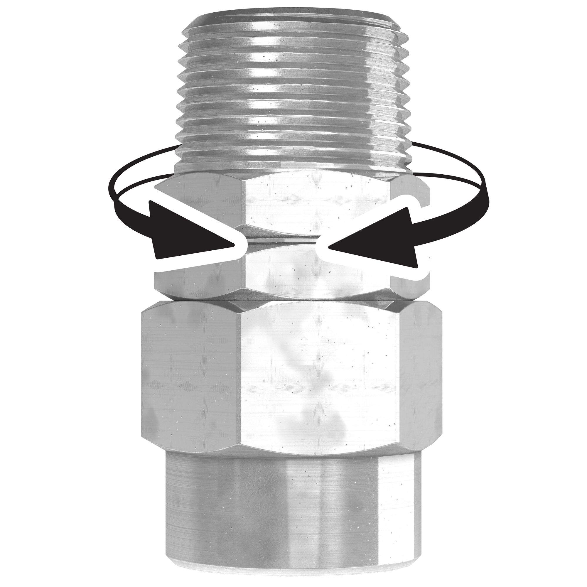 Stream-Line hose adapter, swivel, R 1/2", hose 11.0 x 16.0 mm - Cejn 199581687
