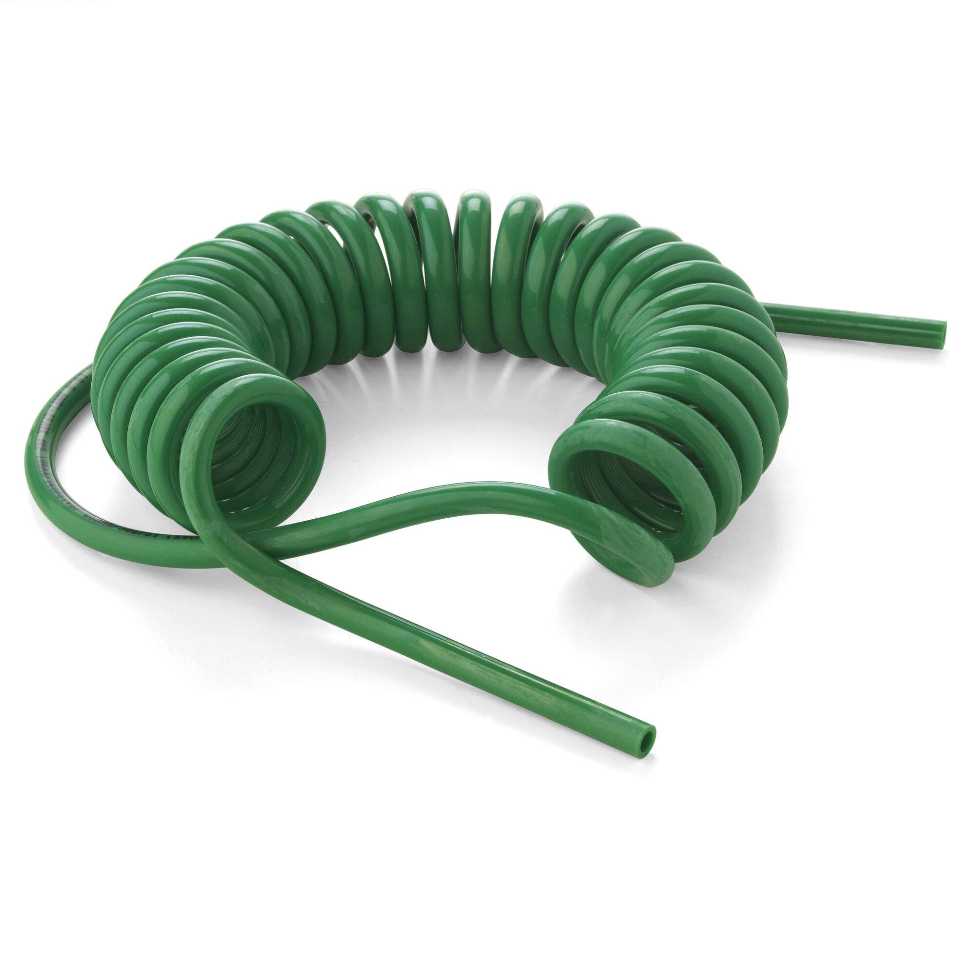 Compressed air spiral hose, anti-spark PUR, 8 x 12 mm, 8 m, 10 bar, green - Cejn 199584280