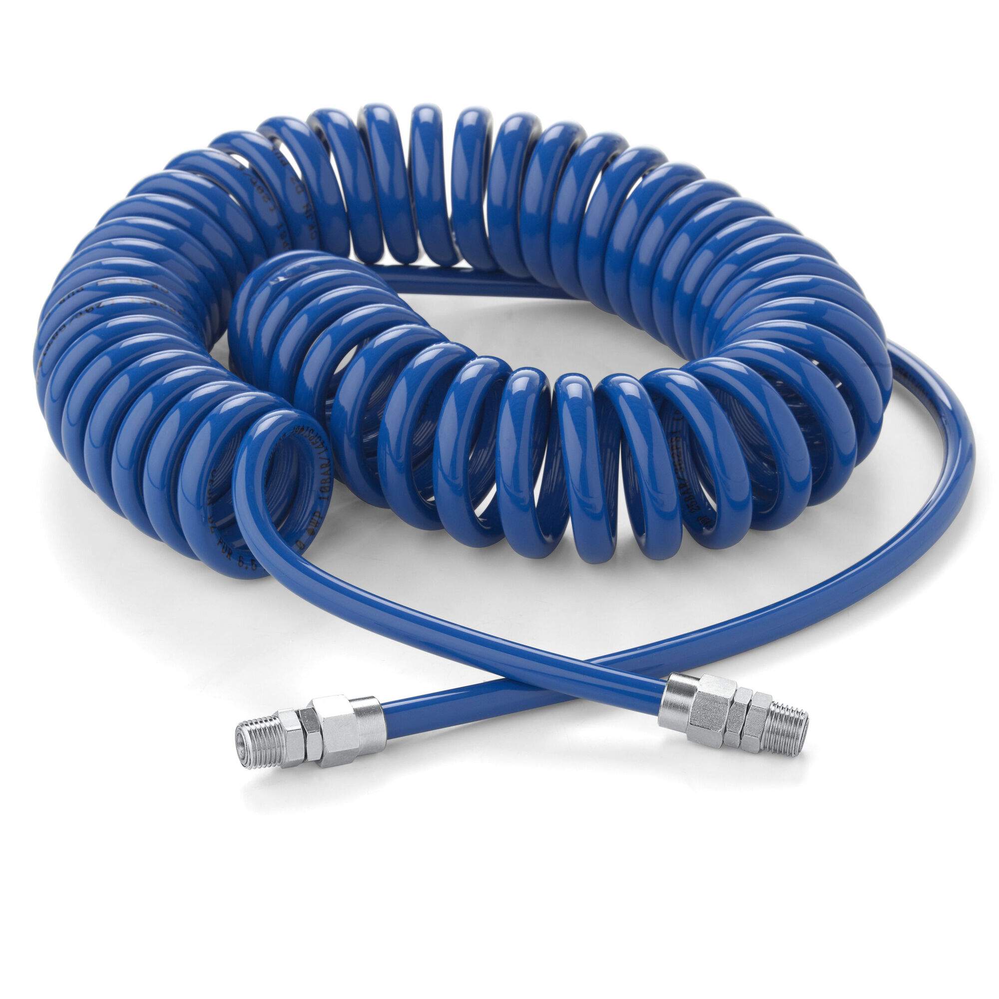 Compressed air hose kit, spiral hose 8 x 12 mm, R 3/8" swiveling, 4 m, PUR - Cejn 199589967