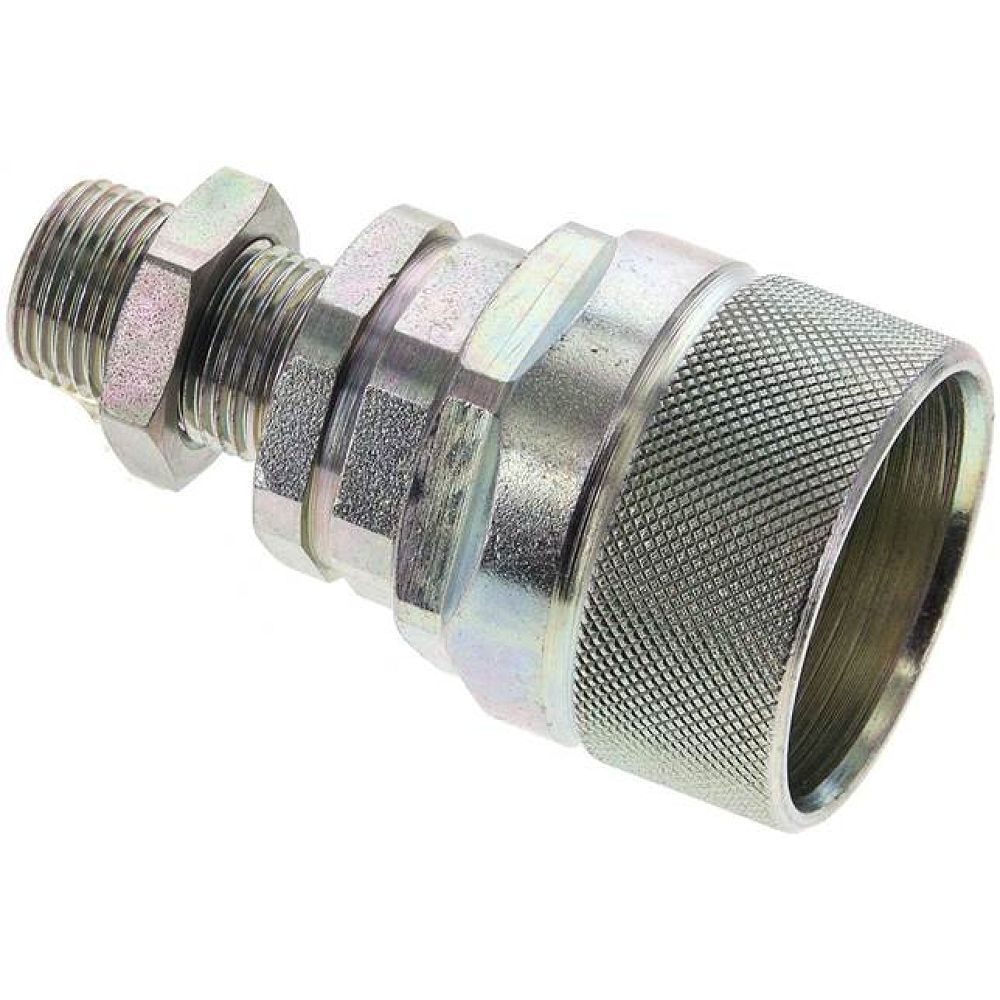 Schott-Schraubkupplung, Stecker Baugr.3, 10 S (M18x1,5)