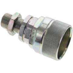 Schott-Schraubkupplung, Stecker Baugr.3, 10 S (M18x1,5)