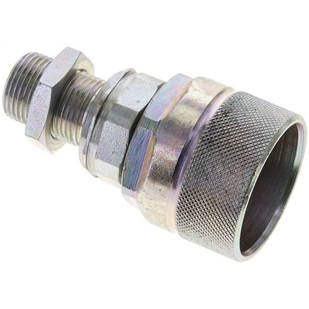 Schott-Schraubkupplung, Stecker Baugr.3, 12 S (M20x1,5)