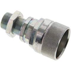 Schott-Schraubkupplung, Stecker Baugr.3, 14 S (M22x1,5)