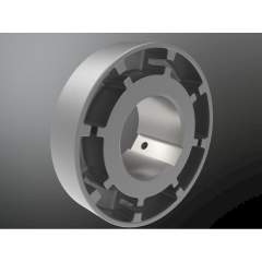 KTR 10007354. Roflex 225 Roflex 225 Nockenteil 1.0 D.75H7 Nut DIN 6885/1-JS9 Gewinde