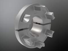 KTR 10007367. Roflex 140 Roflex 140 Nockenteil split 7.1 D.55H7 Nut DIN 6885/1-JS9 Gewinde