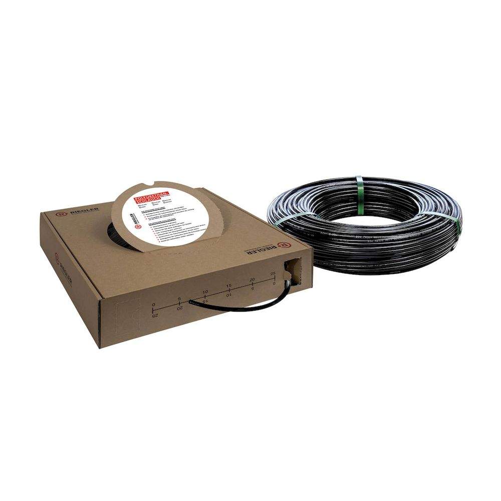 Riegler 194229.Polyethylene hose, Hose ø 4x1 mm, black, Roll of 100 m