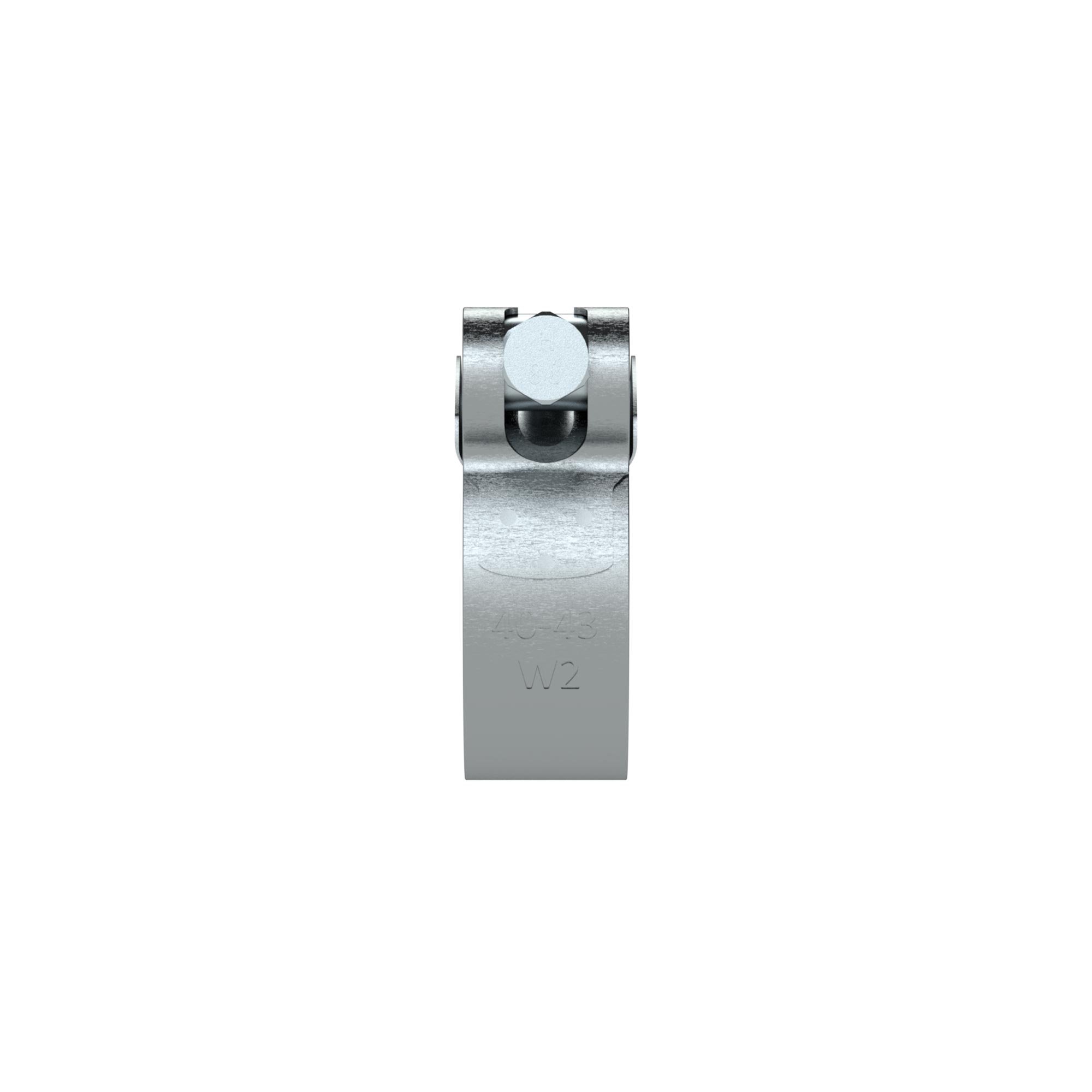 Hinge pin clamp, Chrome steel 1.4016 (W2), 44 - 47 mm, 22 mm - Riegler 194285