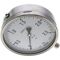 Wika MS 2,5160 ES Chemie-Manometer senkrecht, 160mm, 0-2,5 bar