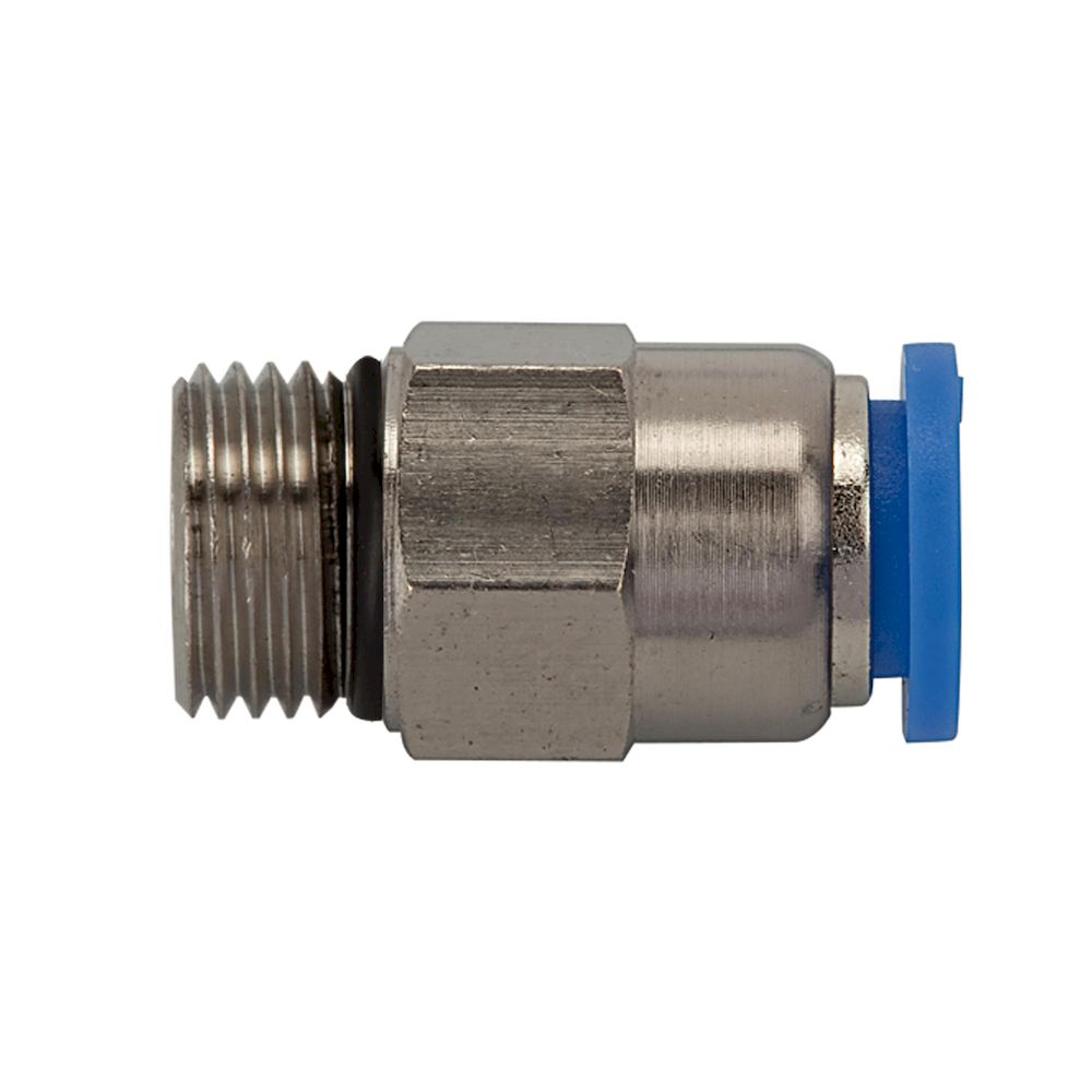 Riegler 110169.Straight Push-in fitting »Blue Series«, Self-locking, G 1/2 o.