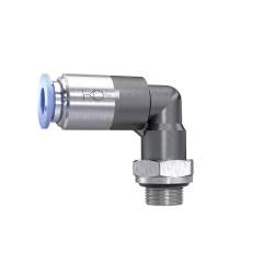 Riegler 151464.Push-in L-fitting »Blue Series«, Self-locking, G 1/8 o.