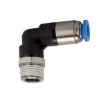 Riegler 110200.Push-in L-fitting »Blue Series«, Self-locking, R 1/4 o.