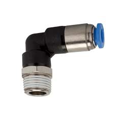 Riegler 110195.Push-in L-fitting »Blue Series«, Self-locking, R 1/8 o.