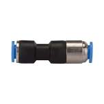 Riegler 110206.Straight push-in connector »Blue Series«, Self-locking, hose Ø 4