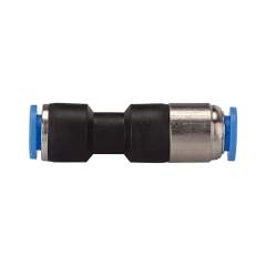 Riegler 110206.Straight push-in connector »Blue Series«, Self-locking, hose Ø 4