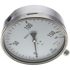 Wika MS 160160 ES Chemie-Manometer senkrecht, 160mm, 0-160 bar