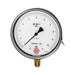 Riegler 199318.Precision pressure gauge, radial bottom, G 1/2, 0 - 1,0 bar, Ø160