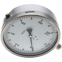 Wika MS 10160 ES Chemie-Manometer senkrecht, 160mm, 0-10 bar