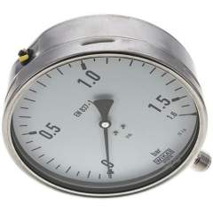 Wika MS 1,6160 ES Chemie-Manometer senkrecht, 160mm, 0-1,6 bar