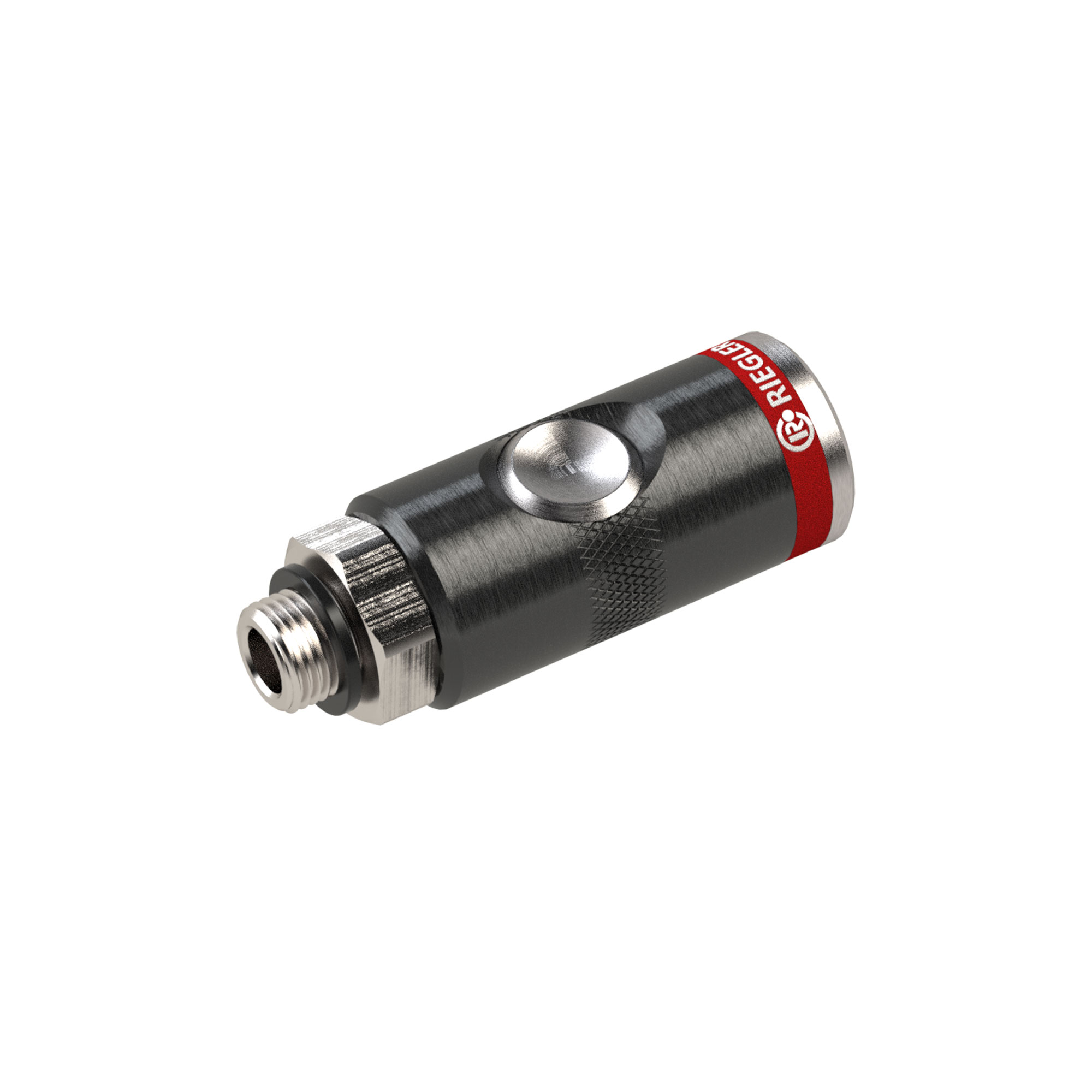 Pushbutton safety coupling I.D. 7.4, G 1/4 ET - Riegler 199982
