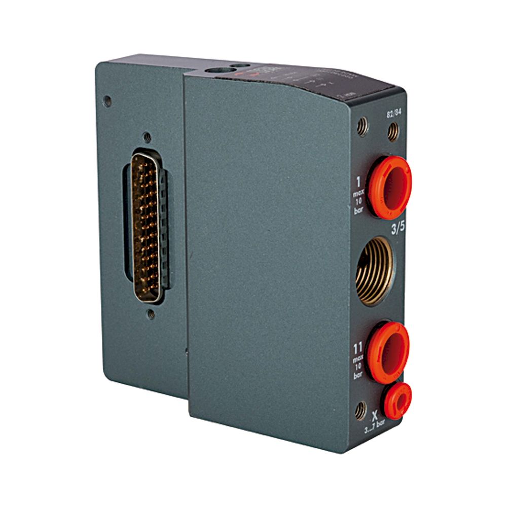 Riegler 106670.Input plate for valve terminal HDM interior control air, Multipol