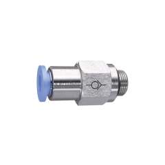 Riegler 151491.Straight Check valve »Blue Series«, Thread to hose, G 1/8 o.