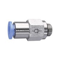 Riegler 151494.Straight Check valve »Blue Series«, Thread to hose, G 1/4 o.