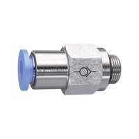 Riegler 151493.Straight Check valve »Blue Series«, Thread to hose, G 1/8 o.
