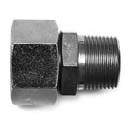 Stauff 6030006028. Gerade Einschraubverschraubung mit Rohransatz Baugröße:08L 1/4 NPT Stahl, Zink/Nickel-beschichtet