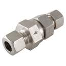 Stauff 6100034369. Non Return Valve Size / Type: 25S Opening Pressure: 1 Bar with Cutting Ring & Union Nut Stainless Steel V4A