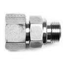 Stauff 6100023704. Straight Male Stud Fitting with 24° Taper / O-Ring Size / Type: 38S M48x2, Profile Sealing Stainless Steel