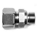 Stauff 2011620438. Straight Male Stud Fitting Size / Type: 18L 1/2 BSP, Profile Sealing (FPM) with Cutting Ring & Union Nut Stainless Steel