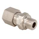 Stauff 2011620028. Male Stud Coupling Size / Type: 18L M22x1,5 With Cutting Ring & Union Nut Stainless Steel V4A